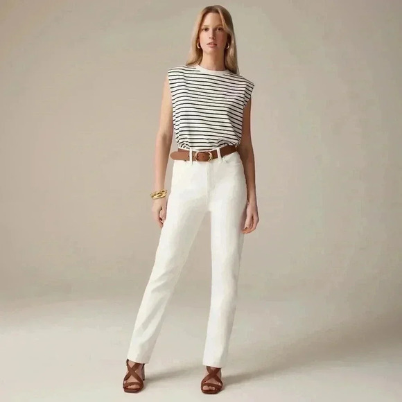J. Crew 90’s Straight White Jeans 27 new - Picture 7 of 11